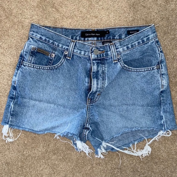 calvin klein jean shorts